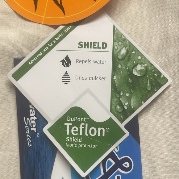 Hook & tackle shirt short sleeves nylon 50 SPF repels water dries fast men’s S - Picture 12 of 16